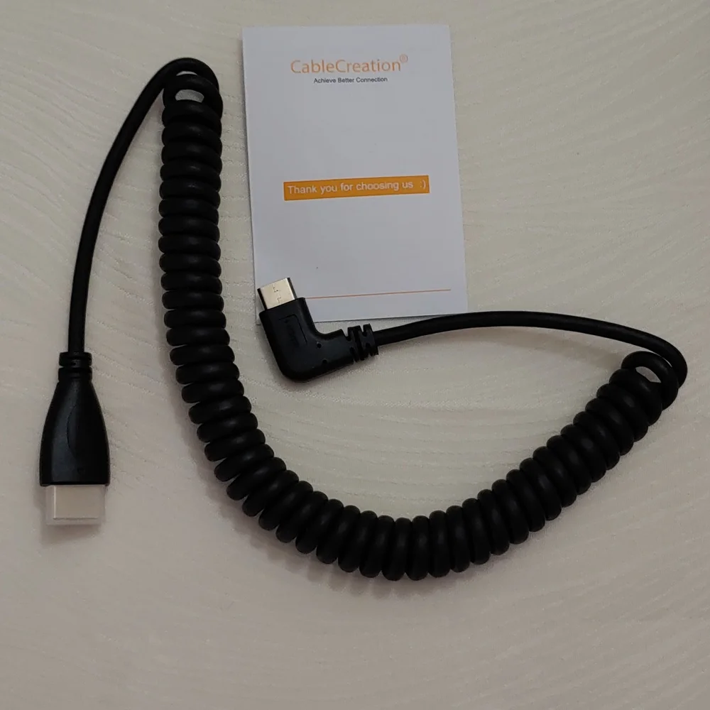 Coiled High Speed HDMI Cable - New